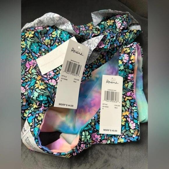 Raisins Porta Del Sol On / Off-the-Shoulder Swim Top &  Bottom - Small NWT - Picture 6 of 6